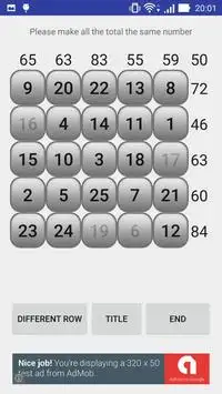 Number puzzle magic square Screen Shot 2