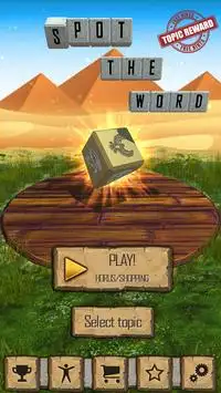 Spot the Word 3D - Wortsuche auf Deutsch! Screen Shot 0