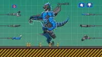 Black Pterosaur Attack - Robot Toy War Screen Shot 2