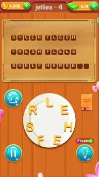 Candy Cross Word Screen Shot 3