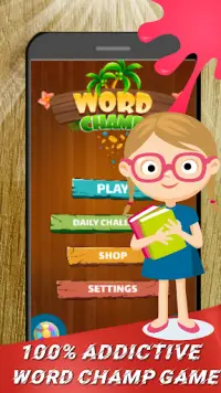 Word Champ -Free Word Game Puzzle Screen Shot 0