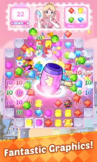 Jewels Princess Puzzle 2020 - Match 3 Puzzle Screen Shot 0