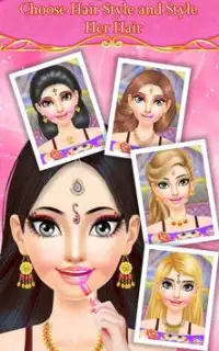 Indian Princess Doll Bride Dress Up  Salon Games Screen Shot 3