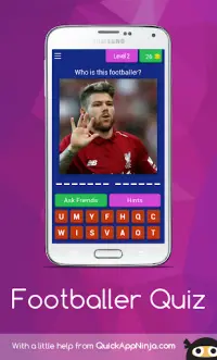 Footballer Quiz Screen Shot 2