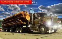 Off road cargo 3D truck driver simulator 2017 Screen Shot 1