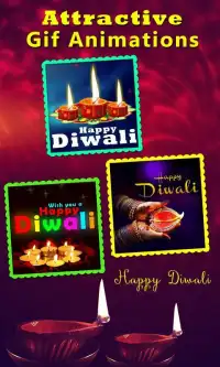 Diwali Photo Frame, greetings and Gif's 2019 Screen Shot 3