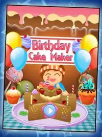 Free Birthday Cake Maker Screen Shot 0