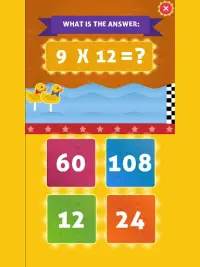 The Math Multiplication Game : Carnival Edition Screen Shot 5