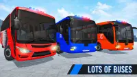 Police Bus Parking Games 3D -Bus Driving Simulator Screen Shot 2