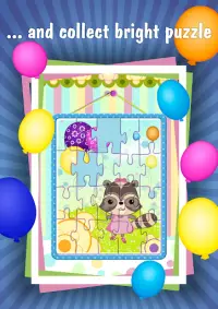 Candy Raccoon: Pop Balloons Screen Shot 9