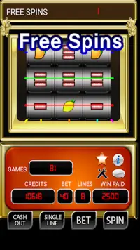 9 WHEEL SLOT MACHINE Screen Shot 0