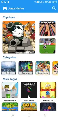 Jogos Online Screen Shot 1