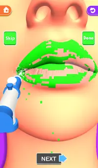 Labbra fatte! Soddisfacente gioco 3D ASMR Lip Art Screen Shot 18