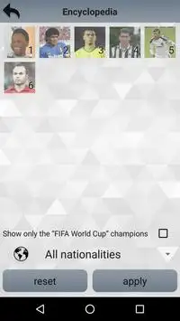 Quiz Legendary Soccer Players Screen Shot 4