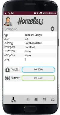 Homeless Online Screen Shot 1