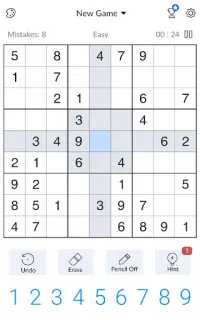 Sudoku - ปริศนาซูโดกุคลาสสิก Screen Shot 14