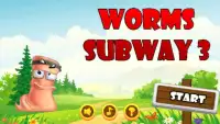 Worms Subway 3 Screen Shot 0