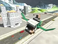 Flying Garbage Truck Simulator Screen Shot 9