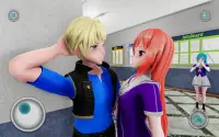 Anime School Girl Sim: High School Life Simulator Screen Shot 4