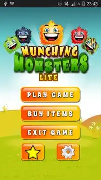 Munching Monsters Lite Screen Shot 0