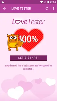 Love tester (love calculator) Screen Shot 0