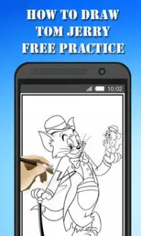 How To Draw Tom Jerry Free Practice Screen Shot 3