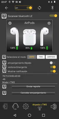 Bluetooth Audio Widget Battery Screen Shot 4