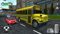 Simulador de conducción de autobuse escolares 2018 Screen Shot 11