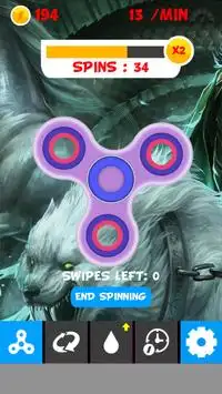 Finger Spinner Game Screen Shot 2