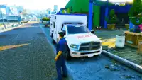 Airport Emergency Ambulance Bus Simulator Game 3D Screen Shot 0