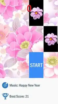 Pink Flower Piano Screen Shot 1