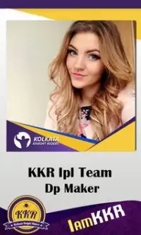 Support KKR IPL Dp Maker Screen Shot 0