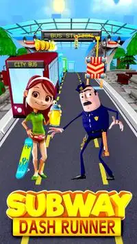 Subway kids Surf : Dash Runner Screen Shot 0