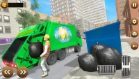 New Garbage Dump Truck Driving: Trash Truck Games Screen Shot 2