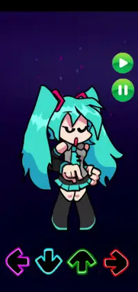 FNF Miku Hatsune Mod Test Screen Shot 0