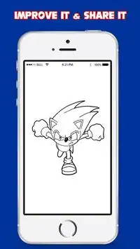 How To Draw Sonic World Screen Shot 3