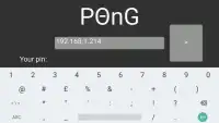 UDPonG - Pong for 2 phones! Screen Shot 1