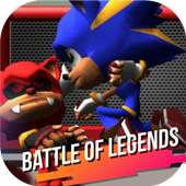 Super Heroes Blue Sonics Fight The Red Shadow Evil