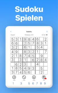 Sudoku - Gehirn Puzzle Screen Shot 4