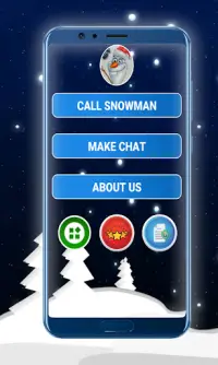 Prank call Snowman Video and Chat Screen Shot 0