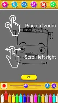 mewarnai anime kartun robot mobil Screen Shot 2
