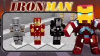 Iron Man Skin Mod Minecraft Screen Shot 1