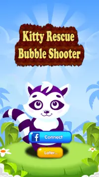 Kitty Rescue Bubble Shooter Screen Shot 0