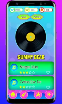 The Gummy Bear piano game Screen Shot 0