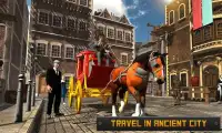 Horse Carriage Town Transport Screen Shot 0