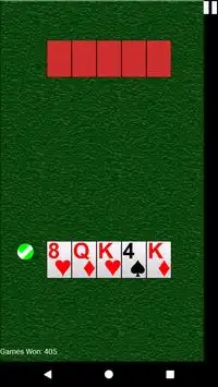 5 Card Draw Poker Screen Shot 1
