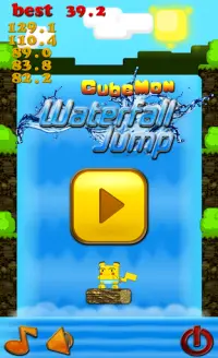 CubeMon Waterfall Jump Screen Shot 0