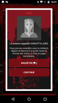 CrimeBot:  jeux enquete Screen Shot 1