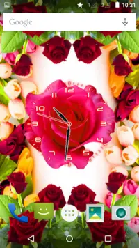 Rose Flower Clock Screen Shot 7