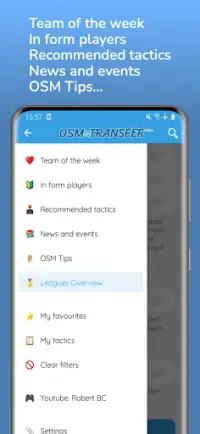 OSM Transfer: Scout list Screen Shot 3